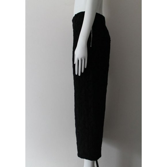 A.L.C. Elie Cropped Lace Pants in Black Size 2 Cotton - Picture 5 of 9